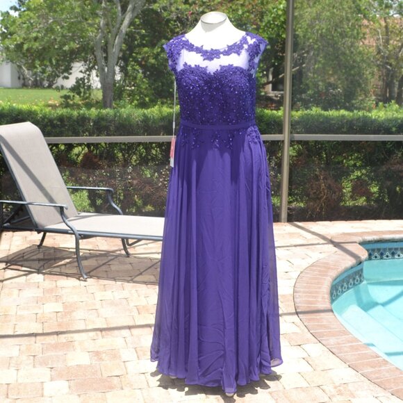 NEW JJs House Dress Mother of the Bride / Groom Bridesmaid Size 16 Gown Regency - Picture 7 of 16